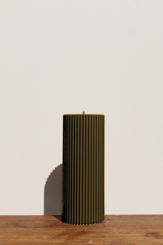 Essence Candle Medium - Dark Olive