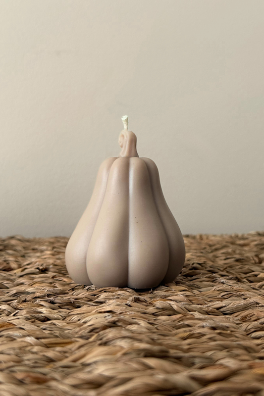 Pompoenkaars Medium - Taupe