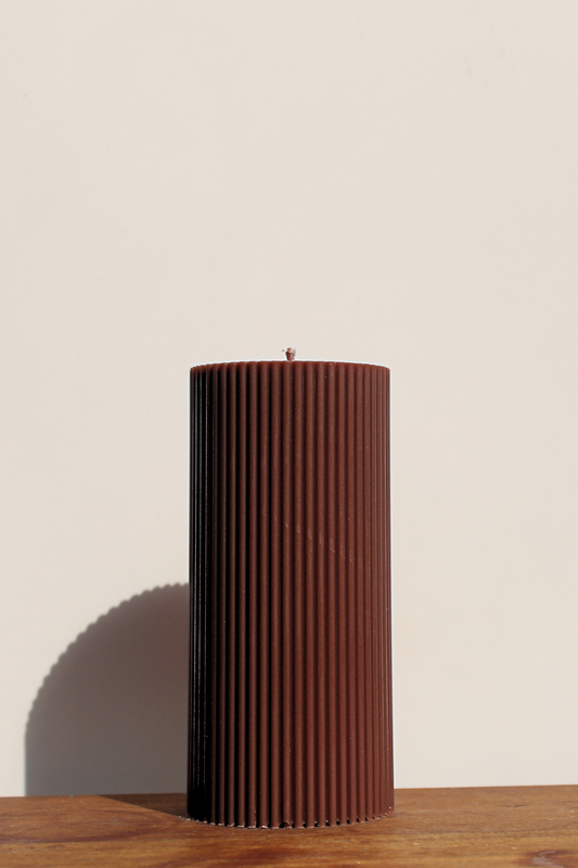Serenity Candle Tall - Terracotta