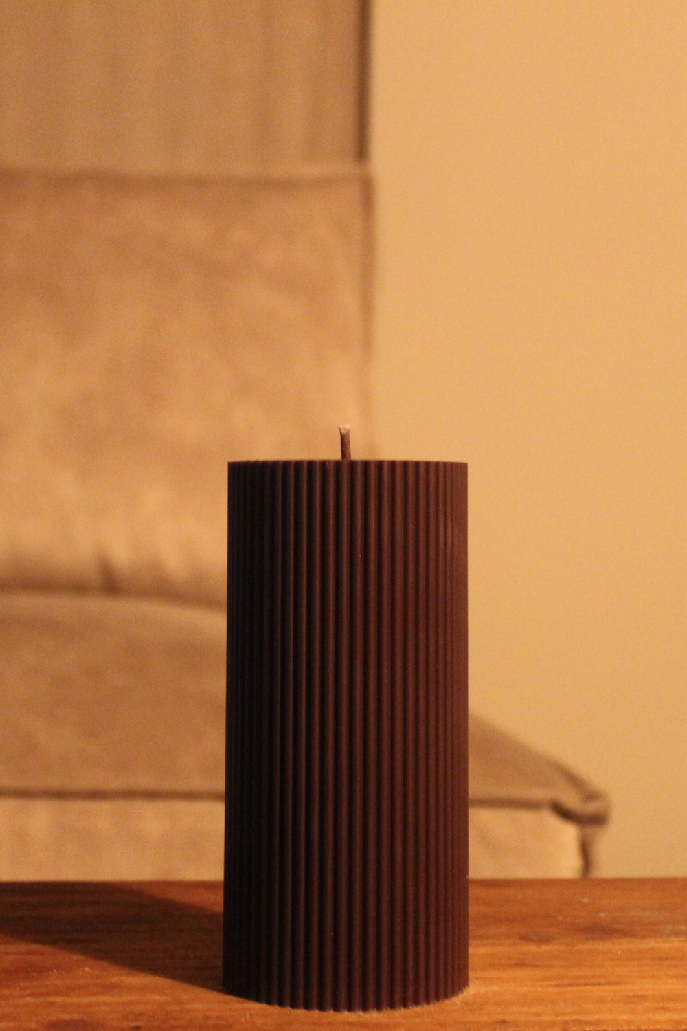 Serenity Candle Tall -  Mahogany